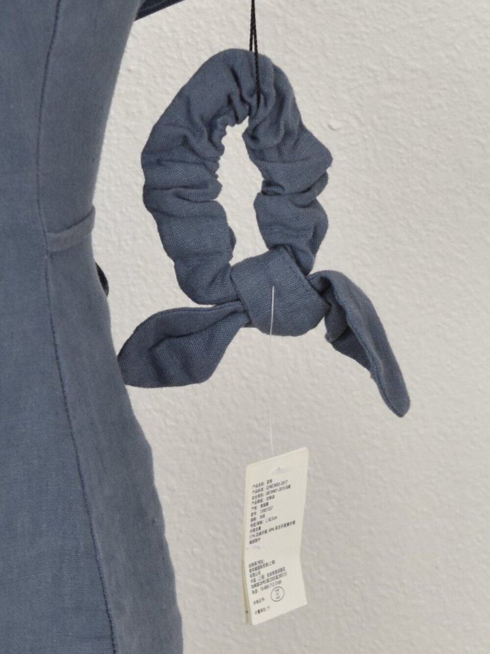 Abercrombie & Fitch Linen Mini Dress with Scrunchie NEW - XXS - Picture 8 of 9